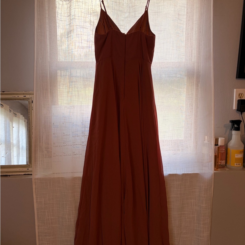 Lulu's rose Spaghetti Strap Maxi Dress